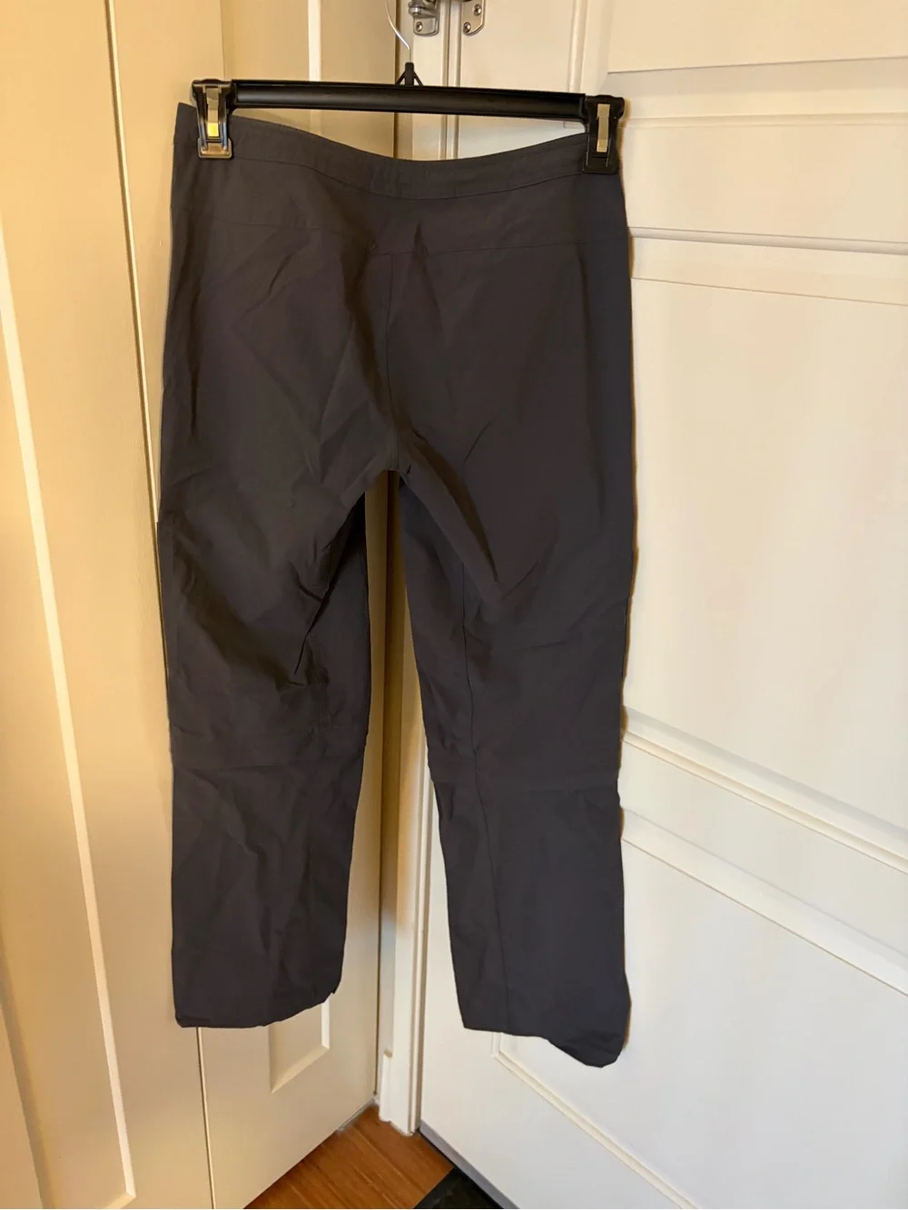 Women’s Charcoal Gray Lightweight Cargo Pants - Performance Travel / Hiking